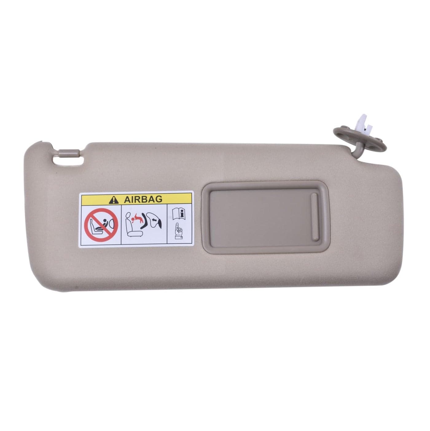 BestParts Front Beige Passenger Side Right Sun Visor Sunshade RH with Mirror and Extended Pad Compatible with Lexus GX460 URJ150 20092022 Land Cruiser Prado 150 Replace 7431060D22A0