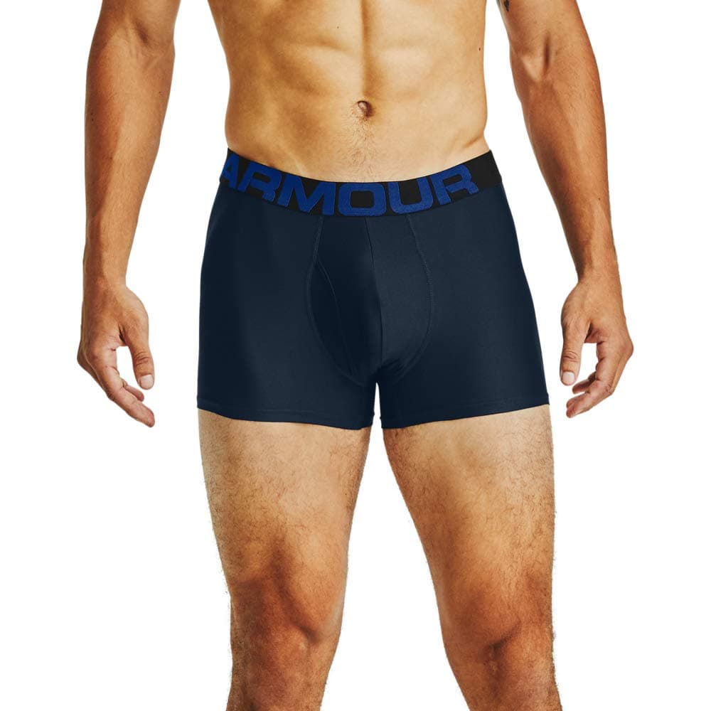 Under Armour mens Tech 3-inch Boxerjock 2-Pack, Academy Blue (408)/Academy Blue, 5X-Large