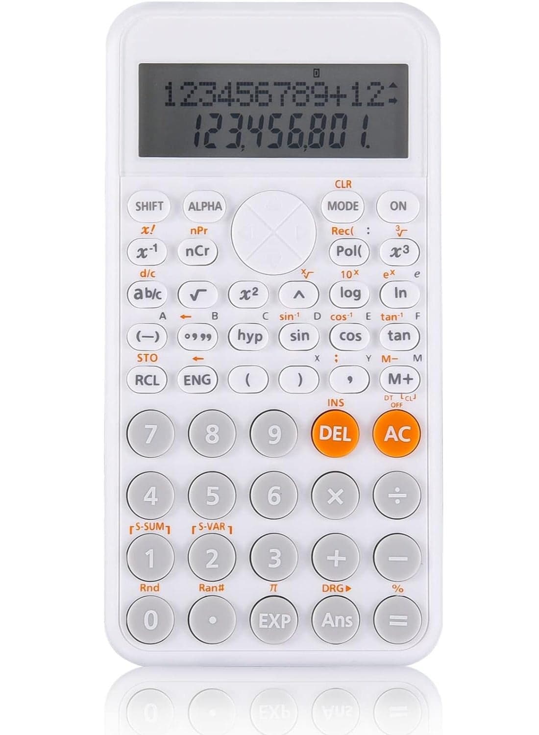 Scientific Calculator 2-Line Standard Scientific Calculator Cute Desk Accessories Portable and Cute School Office Supplies Suitable for Primary School to College Student Use