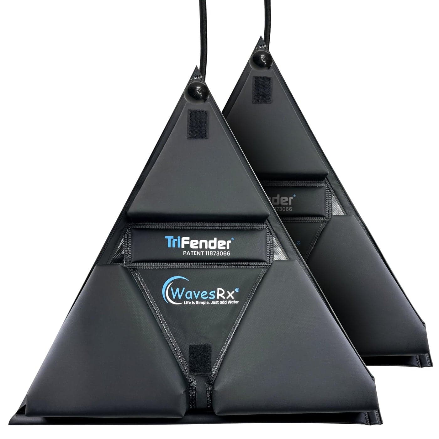 WAVESRX PWC Fender Bumper for Safe Jet Ski Docking | Foldable Easy-to-Store Marine Bumpers Offer Ultimate Protection from Dock Rash and Scratches | Adjustable Length Bungee Cord + Hook & Safety Latch