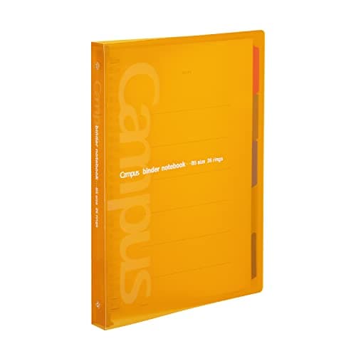 Kokuyo Campus Binding Agent M PP Orange 26 Holes B5 Le-P333NYR (Japan Import)