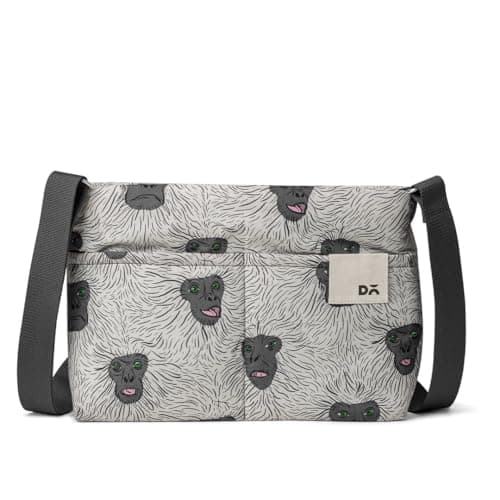 DailyObjects Printed Retreat Sling Crossbody Bag For Girls, Men and Women| Crafted with soft-touch Polyester | One Spacious Main Zippered Compartment and Two Deep Slip Pockets | Detachable Strap