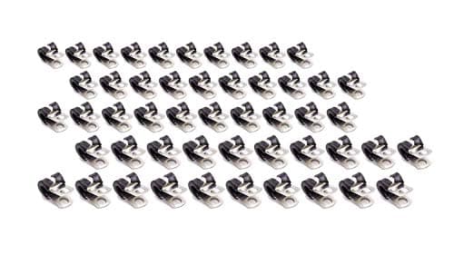 Allstar Performance ALL18300-50 Line Clamp, Aluminum, 3/16in