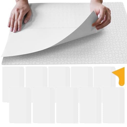 ALL4JIG Puzzle Saver 96Pack Puzzle Glue Sheets for 10003000 Pieces SelfAdhesive Sticker Sheets Easy to Preserve Frame Jigsaw Puzzles