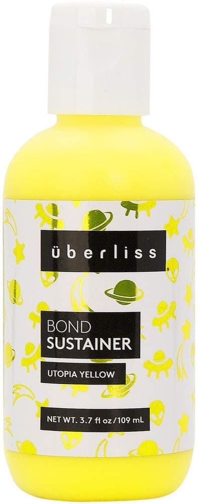 Bond Sustainer Color Neon Utopia Yellow 37oz Bond Semi Permanent Direct Dye Color Depositing Mask Rebuild Broken Bonds For Healthy Hair