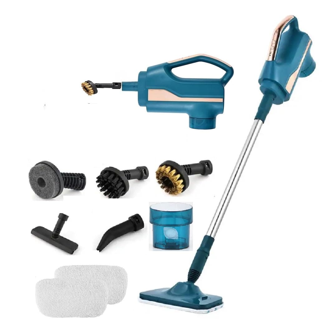 SHOPOBOX Steam Mop for Hardwood FloorsPowerful Detachable Handheld Electric Mop Floor CleanerIdeal for Hardwood Laminate Tile and Vinyl FloorsPrefect for Home and Kitchen Floors