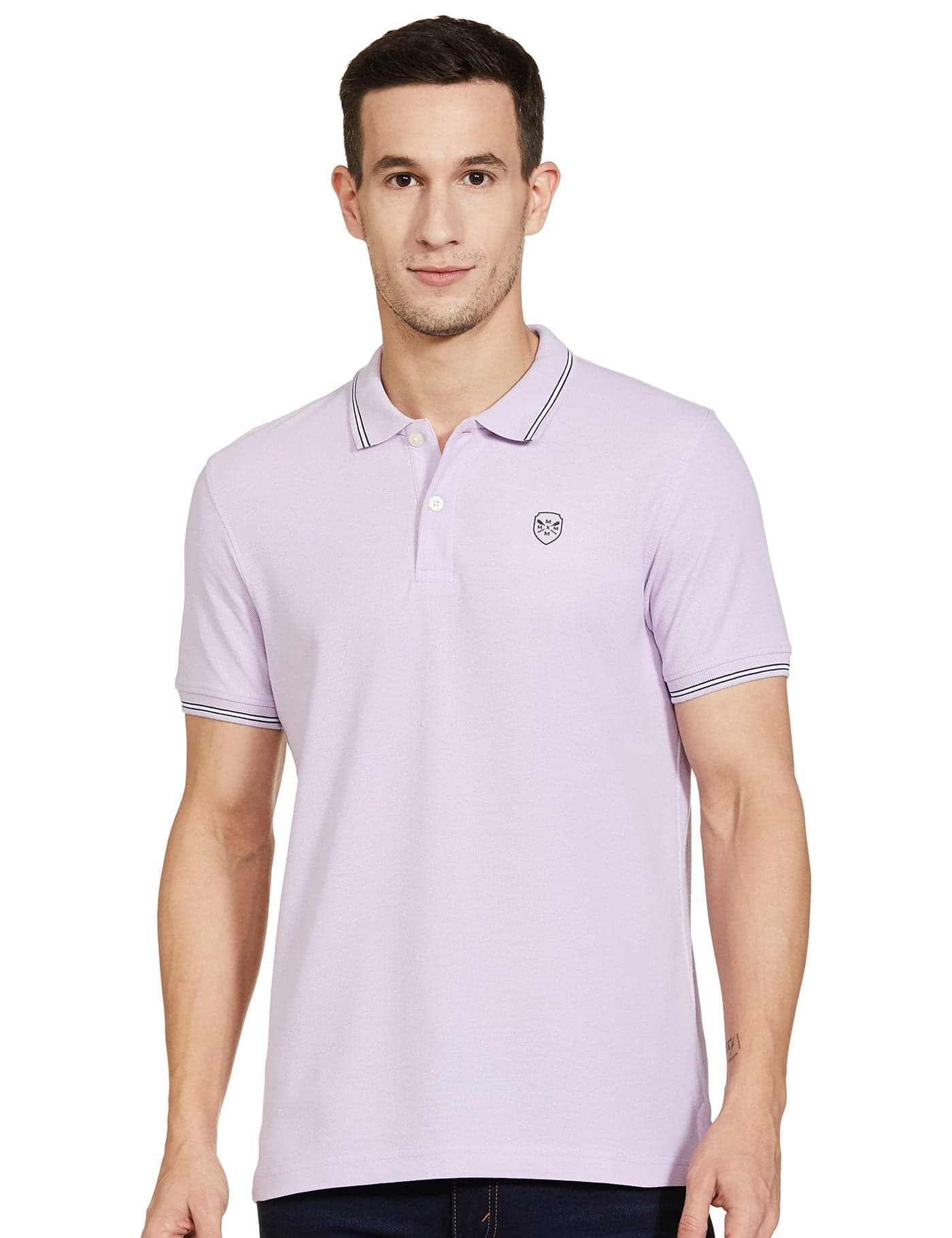Max Men Polycotton Regular Fit T-Shirt (SS23SPTHNC11LILAC_Lilac 2XL)