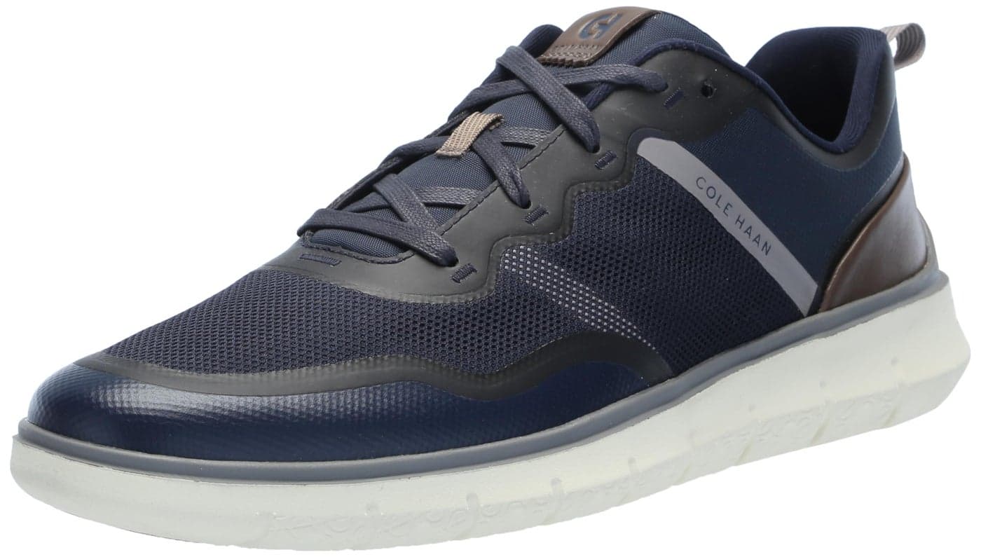 Cole Haan Men's Generation Zerogrand Txt Sneaker, Navy Blazer/Truffle/Titanium, 9-M US
