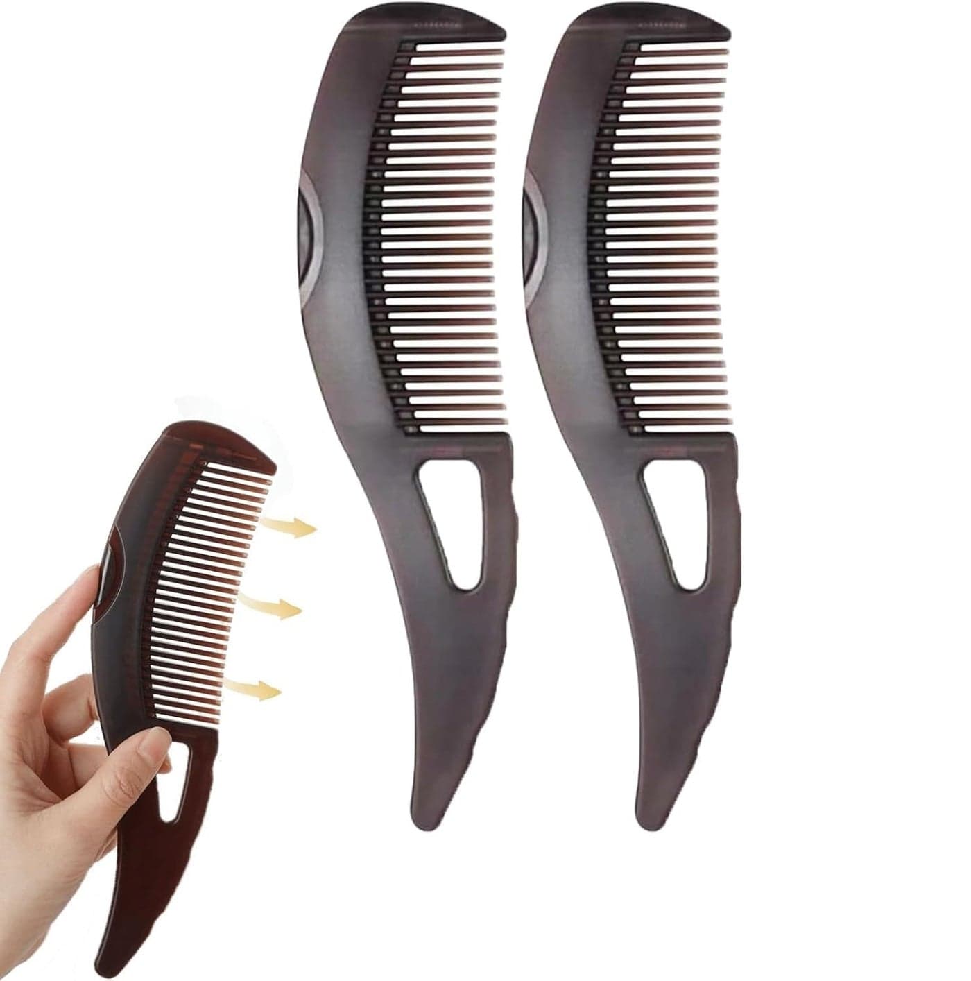 KRLZ 2 Pcs Scalp Comb for Dandruff RemovalDandruff Comb Revolutionary Design of Dandruff Better Hair Quality for Women Men Promote Healthy Scalp and Shiny Hair