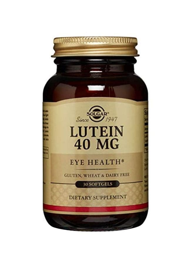 Pack Of 3 Lutein Eye Health Dietary Supplement 40mg - 30 Softgels