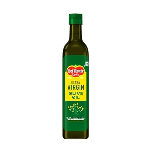 Del Monte Extra Virgin Olive Oil (Imported) | Cold Extracted from A1 Grade Olives | Pure & Unrefined | Ideal for Salad Dressing, Paratha & Marinating | Cholesterol & Trans Fat-Free, Natural Antioxidants, Rich in Vitamin E & K | 250ml PET Bottle.