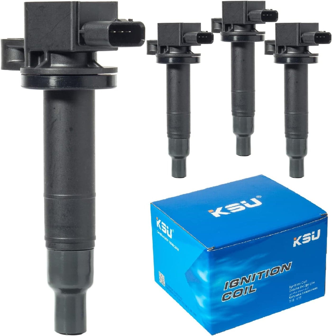 KSU Ignition Coil Pack Compatible with Toyota ECHO 1.5L L4 (2000-2005)