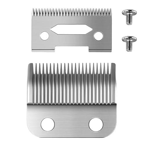 Hair Clipper Replacement Blade 2 Hole, Stainless Steel Precision Cutting Blade, Compatible with Wahl Clippers, 1 Pack