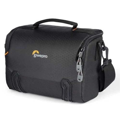 Lowepro Adventura SH 160 III Camera Shoulder Bag with AdjustableRemovable Shoulder strap Bag for Mirrorless Camera Compatible with Sony Alpha 7 Series Black