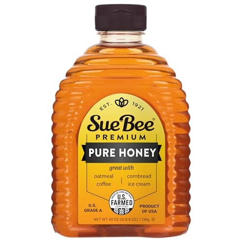 Sue Bee Pure Premium Honey Pure Honey Product of USA US Grade A 40 Ounce Pack of 1