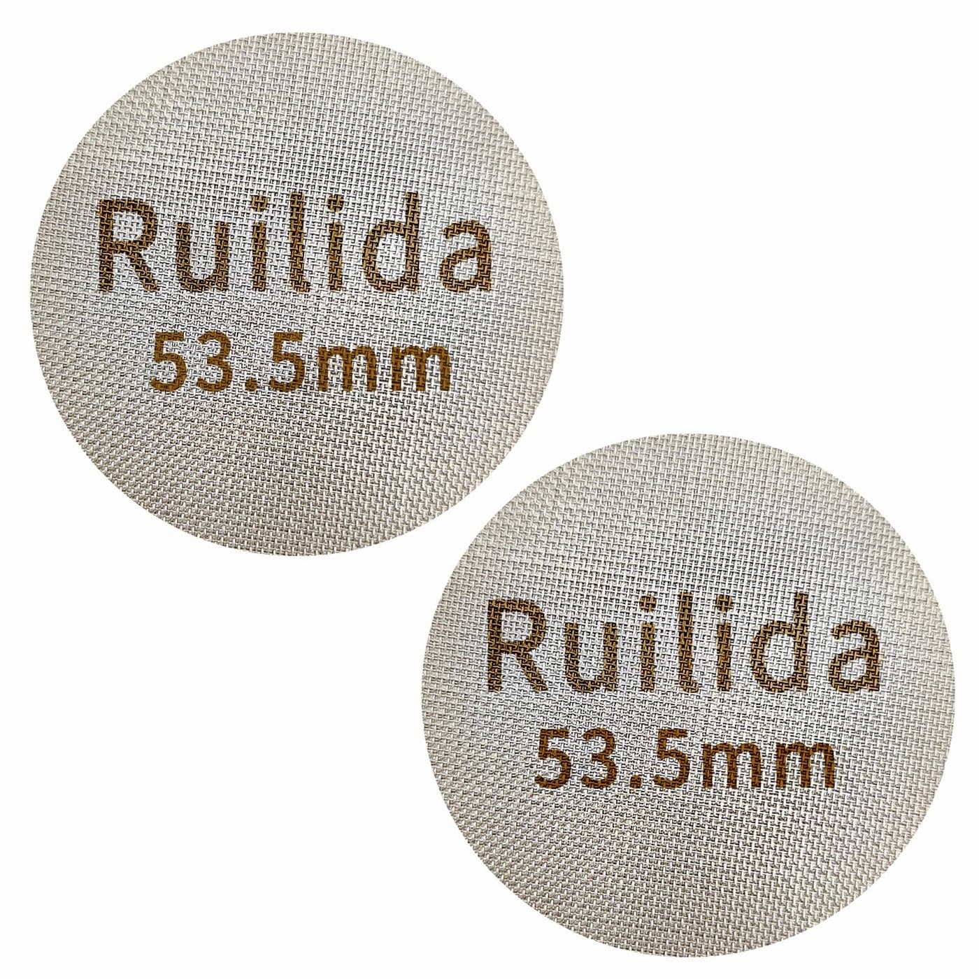 Ruilida 2 Packs Espresso Puck Screen 535mm Reusable 17mm Thickness 150m 316 Stainless Steel Professional Barista Coffee Filter Mesh Plate for Espresso Portafilter Filter Basket 53354mm breville
