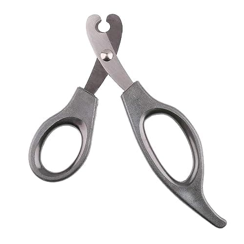 cature Care by Nature Pet Nail Clippers For Small Animals - Best Cat Nail Clippers And Claw Trimmer For Home Grooming Kit - Professional Grooming Tool For Small Dog Cat Rabbit Bird Puppy Kitten (Grey)
