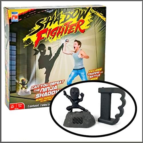Fotorama Shadow Fighter Game, are You Faster Than The Mysterious Shadow Ninja? Interactive Projector, Knuckle Shadow Punchers, Training Mode, Develops Agility and Quick Thinking, for Ages 4 and Up
