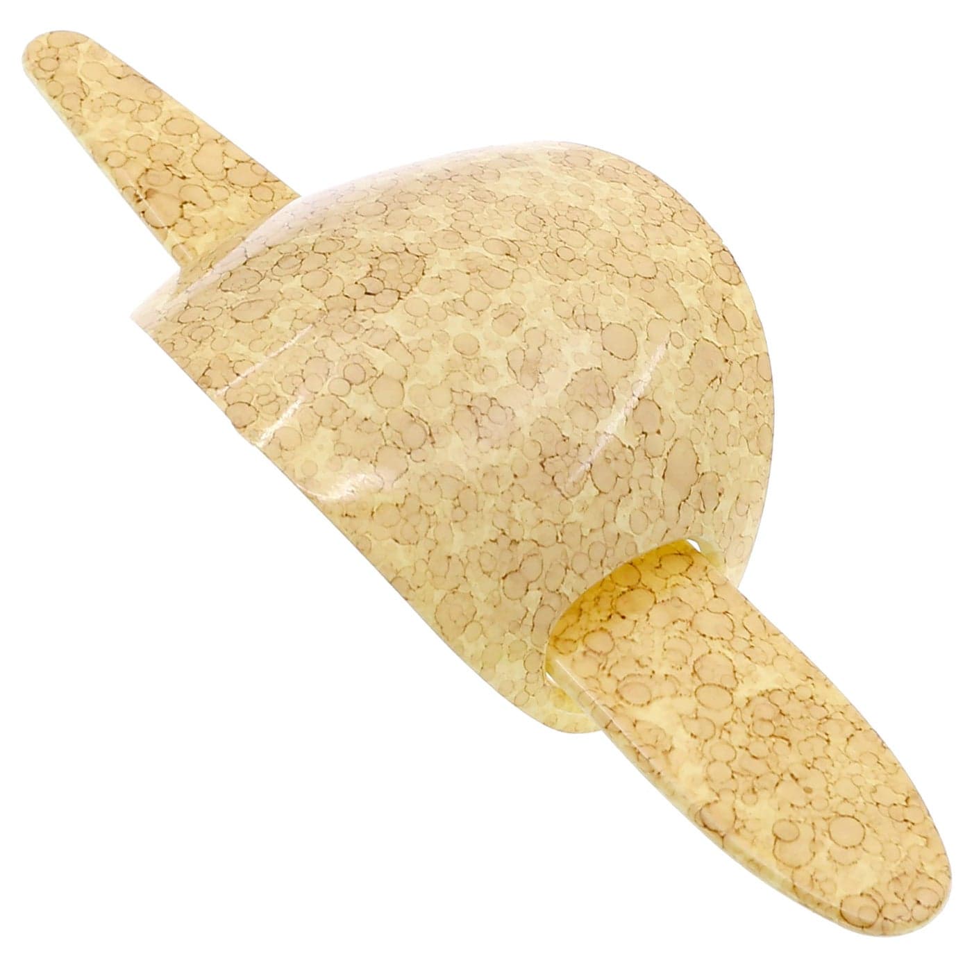 Camila Paris CP3244 French Hair Bun Holder Cover Cap Hair Updo, Yellow, Hair Pin Thru, Strong Hold Grip Hair Clips for Women, No Slip and Durable Styling Girls Hair Accessories, Made in France