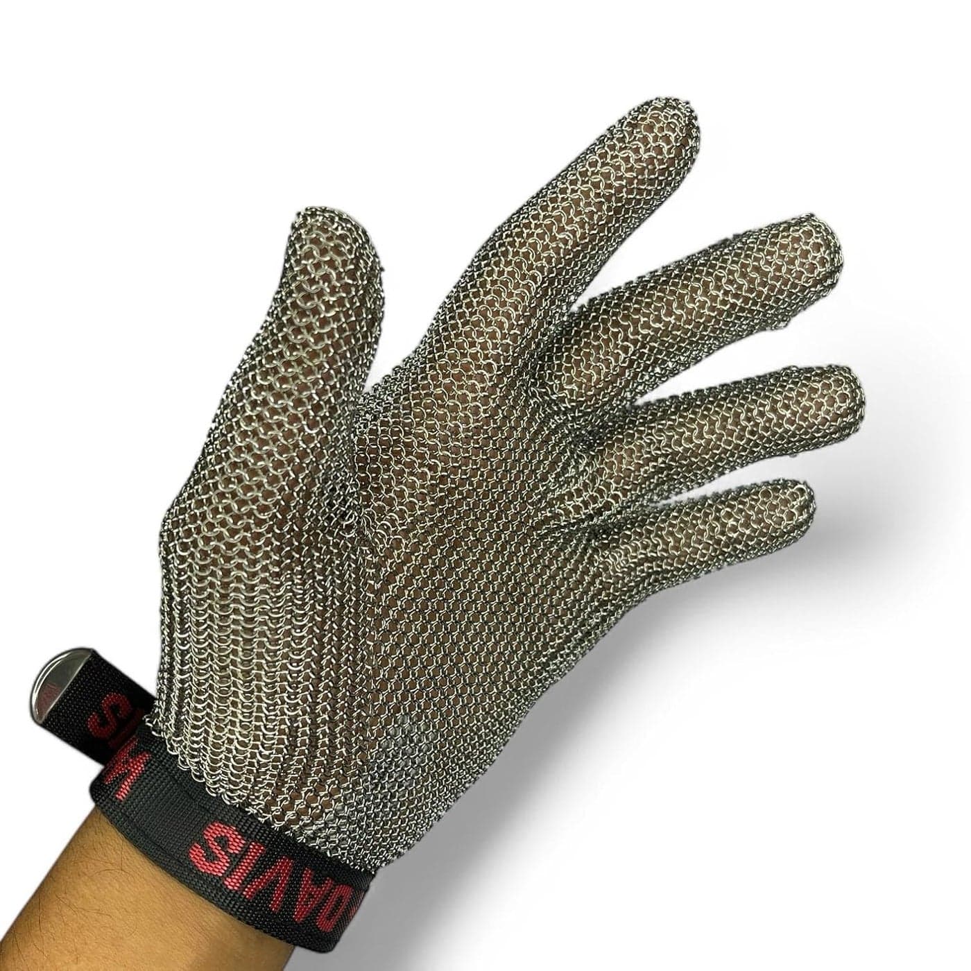Cylone and Sons Stainless Steel Mesh CutResistant Safety Glove Metal Chain Mail Protection