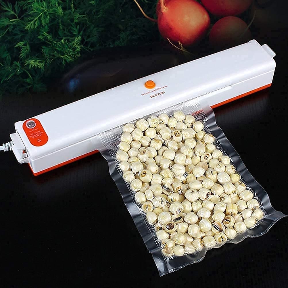 SHOPARAM Vacuum Sealer Machine Automatic Fresh FoodSealer Foodsaver Vacuum Packing Machine For Fruits Preservation With Dry Moist Sealing Modes Automatic Vacuum Sealing Machine