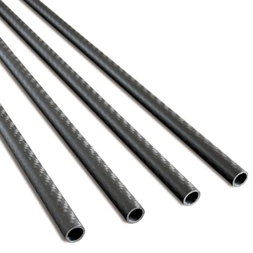 4pcs Carbon Fiber Tube 10mmx8mmx420mm681216222530mm Available 3K roll Wrapped Twill Matte Finish