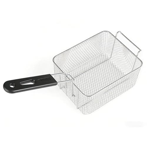 Stainless Steel Fry Basket Fryer Basket with Detachable Handle for Frying French Fries Chicken Nuggets Wings More Ideal for Home Parties Pot Use