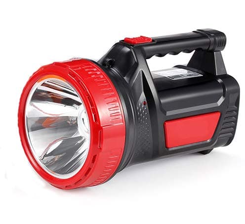 IDOLESHOP 25W Laser Light Water Resistant Ultrabright Long Range Rechargeable Torch