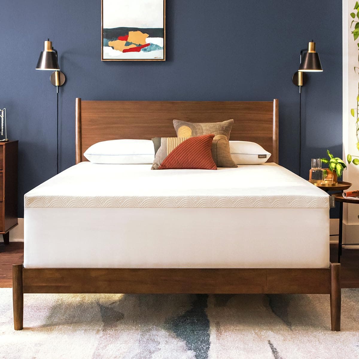 TempurCloud 2Inch Mattress Topper Cal KingWhite