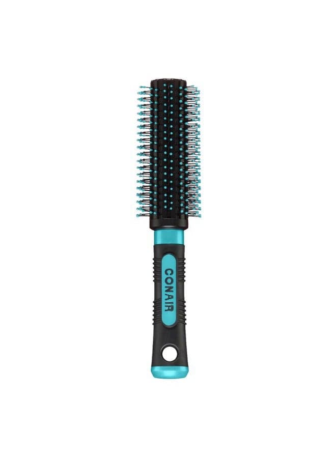 Pro Hair Brush with Nylon Bristle, Round, Full