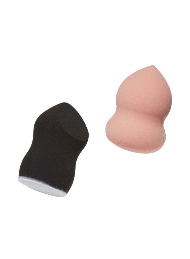 Pack Of 2 Blending And Highlighting Sponge Black/Pink