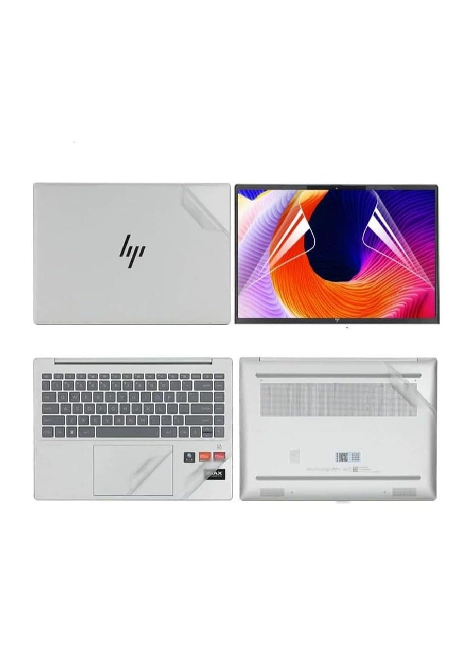 Laptop Sticker Sleeve Compatible 14-inch HP Envy x360 2-in-1 14-Fa 2024, Scratch Resistant Stickers 3-Sided Laptop Film and HD Film