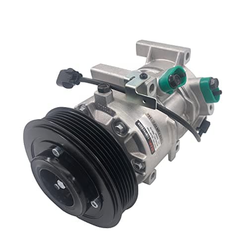 Dearl A/C AC air condition compressor with Clutch L4 1.6L compatible with Hyundai 12-17 Accent/Compatible With Kia 12-17 Rio 12 13 14 15 16 17 (2012 2013 2014 2015 2016 2017)