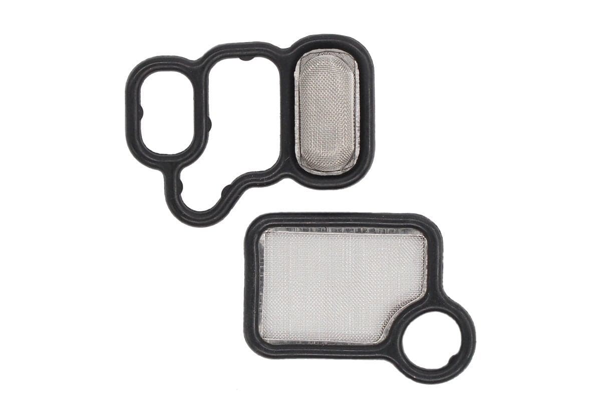 NewYall VTEC Variable Timing Solenoid Gasket/Spool Valve Filter VTC Screen 1 Valve to Head and 1 Front of Head for Acura RDX RSX TSX Honda Accord CR-V Fit Element