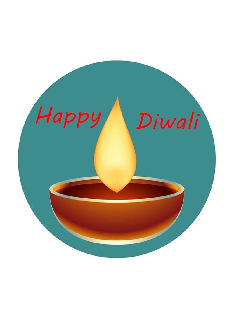 Diwali Stickers Ideal For Gift Wrapping Diwali Stickers For Gift Bag Happy Diwali Vinyl Sticker — 24 pcs