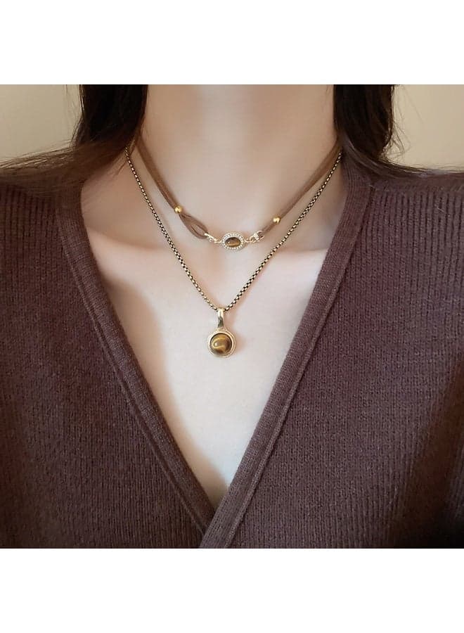 Fashionable Retro Light Luxury Personalized Necklace