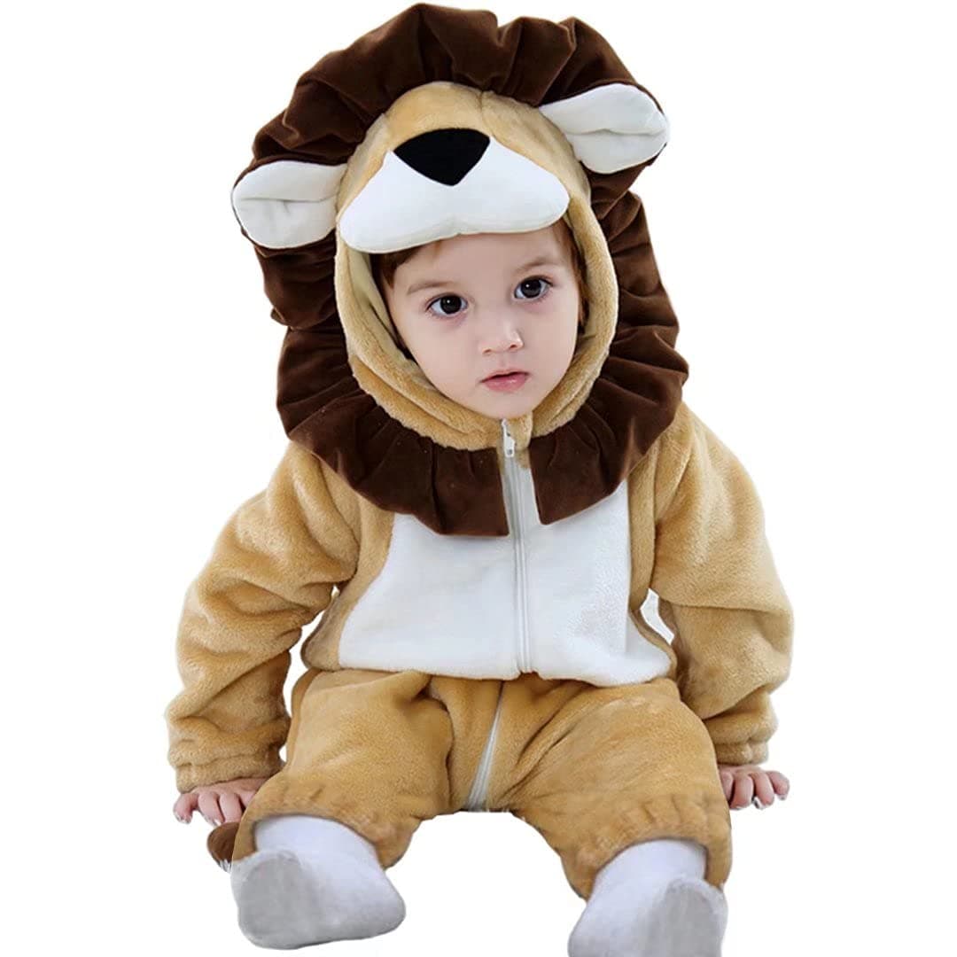 Baby Lion Costumes Unisex Toddler Outfit Halloween Dress Up Romper 13 Months