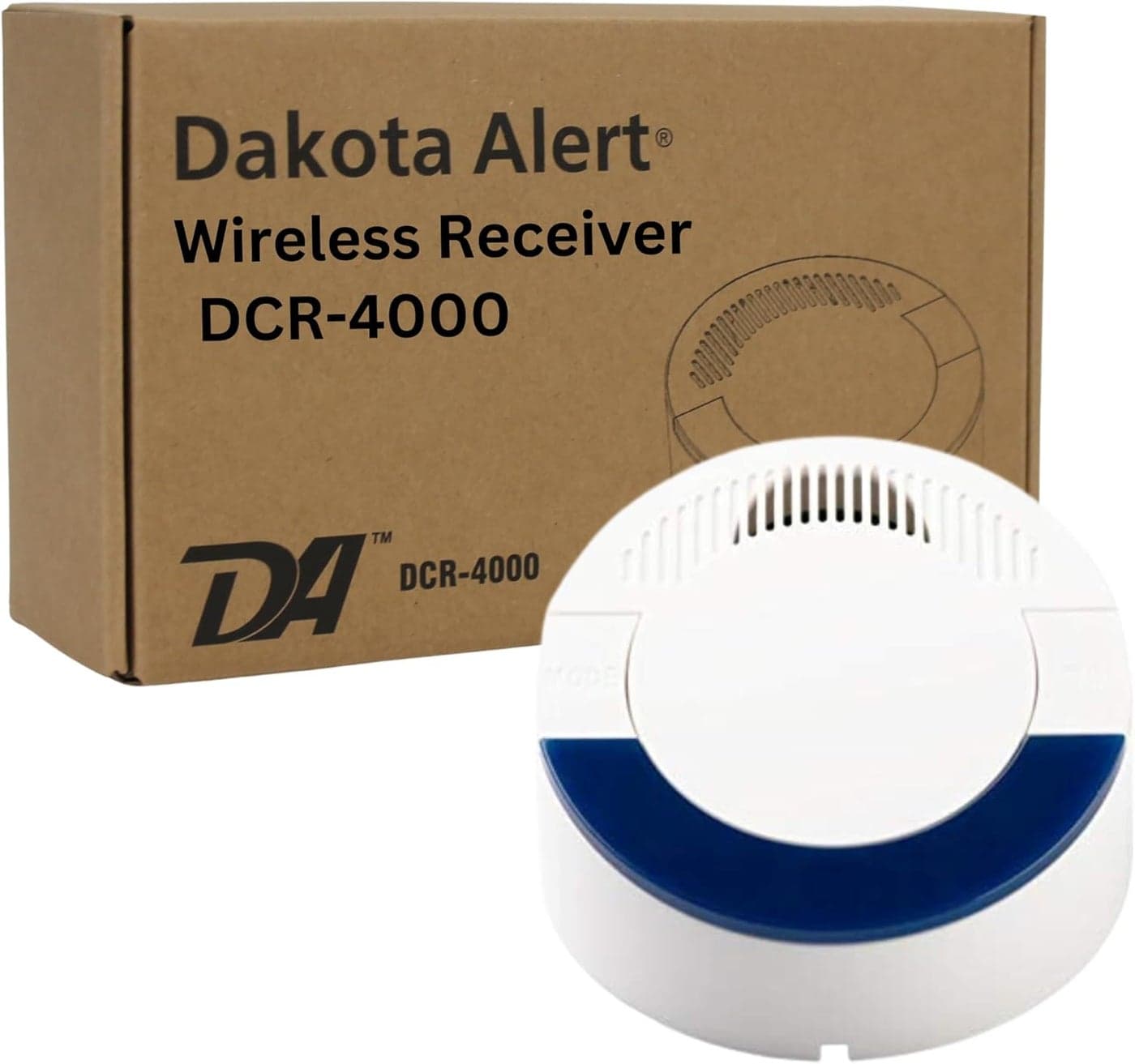 Dakota Alert Wireless Receiver DCR-4000 with 1 Mile Range - Compatible with 4000 Series Sensors