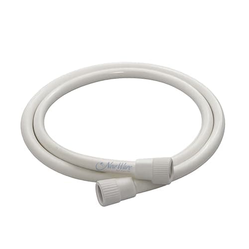 New Ware® PVC Shower Hose for Handheld Shower & Health Faucet|Hose Pipe Water Supply Lines for All Type of Water Faucet|Bidet|Flexible Heavy Duty Tube for Bathroom, Toilet & Home (1 Meter)