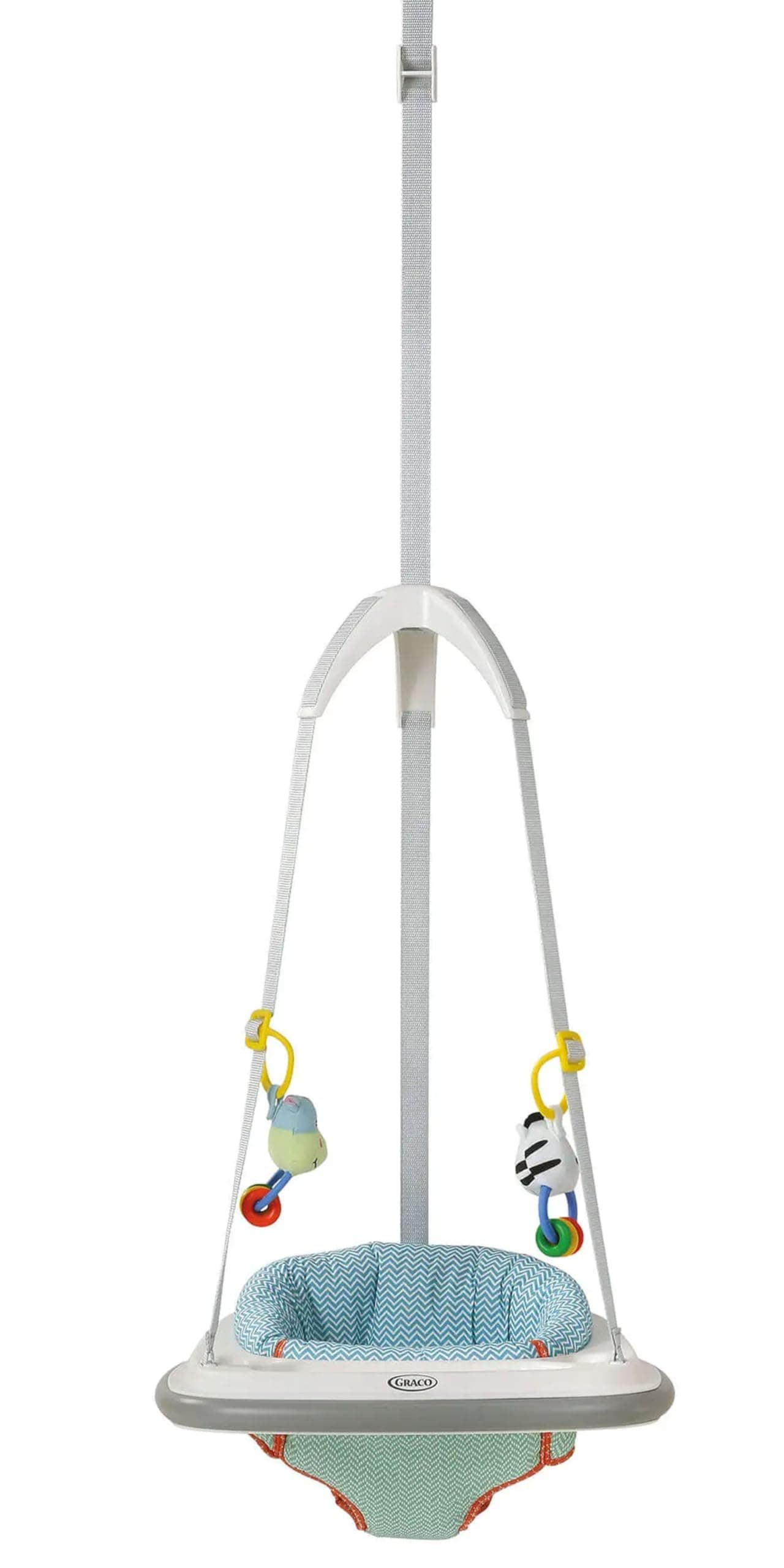 Graco Bumper Jumper Doorway Jumper. Bounce, Play and Entertain Your Baby. Suitable from 6 Months to 12 Months (max. 12kg), Caravan