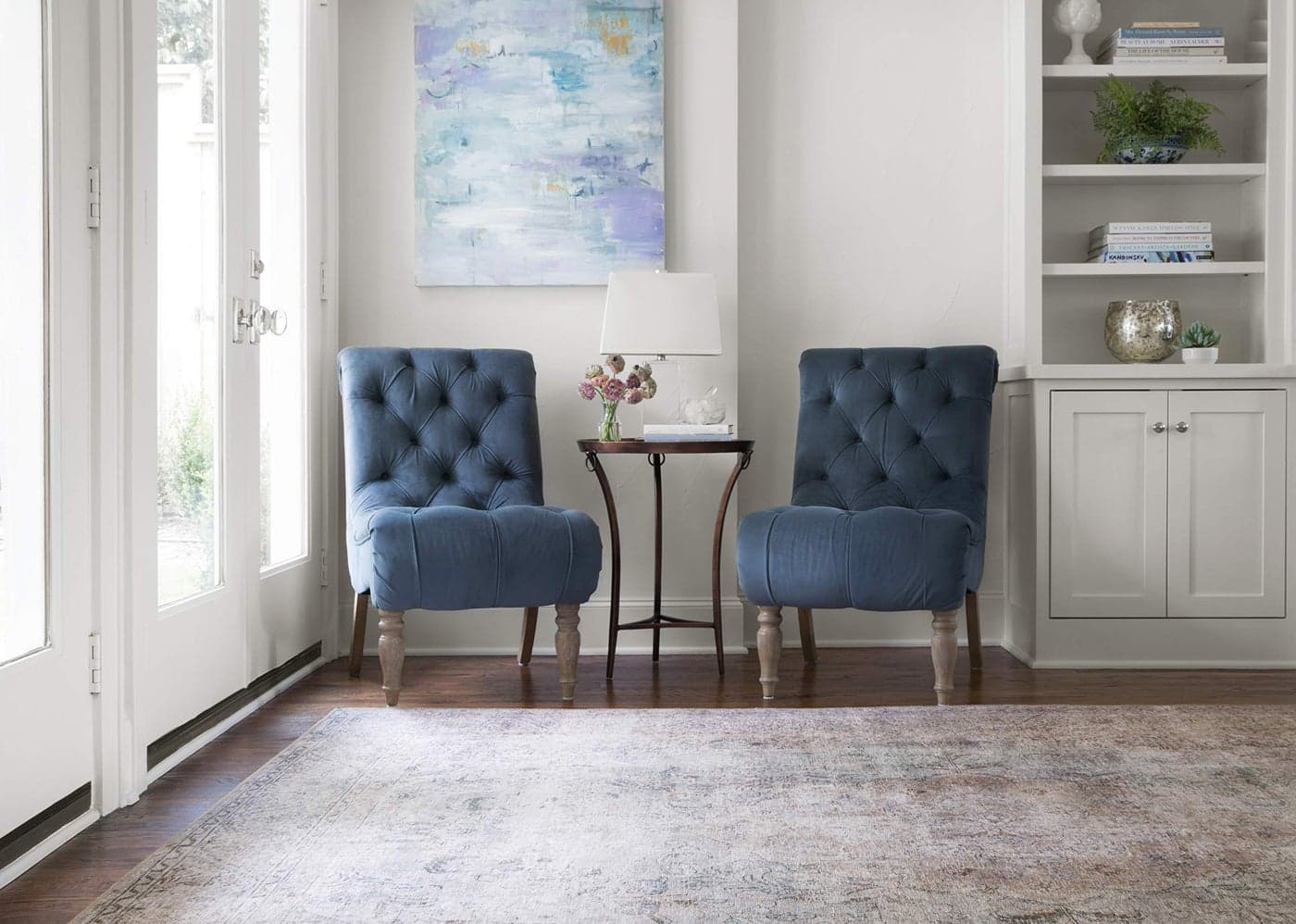Loloi II Loren SilverSlate 26 x 76 Runner Rug