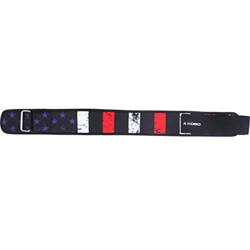 Kobo WTB-11 Small 4" Straight Weightlifting Neoprene Belt for Powerliftingsquatsweight Training and More. Low Profile with Super Firm Back for Maximum Stability & Exceptional Comfortsmall