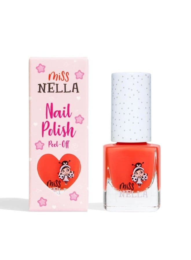 POPPY FIELDS– Safe Special Orange Nail Polish for Kids, Non-Toxic & Odor Free Formula for Children and Toddlers, Natural Water Based for Easy Peel Off
