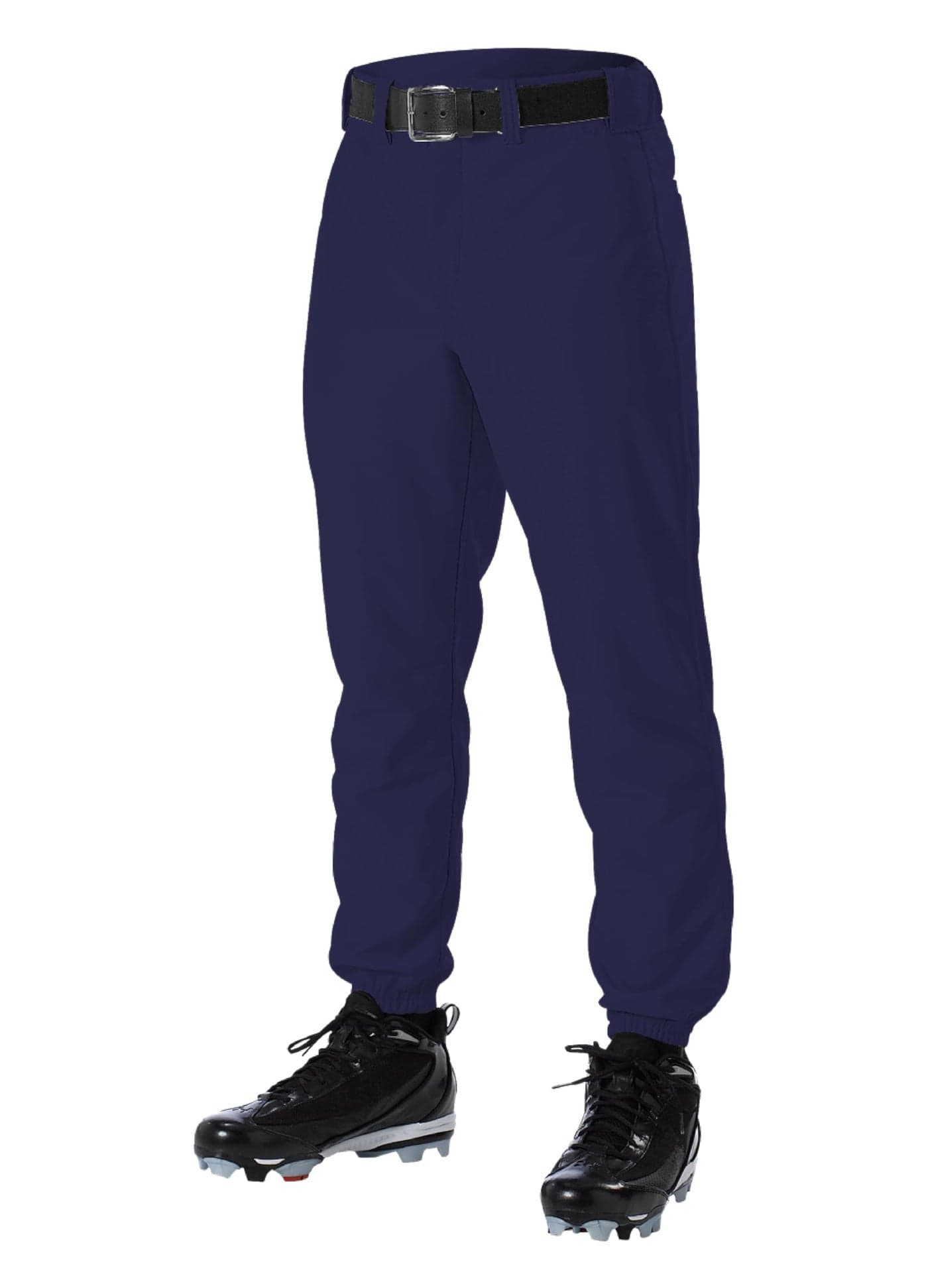 Alleson Athletic boys Youth elastic bottom baseball pant, Navy, XX-Small