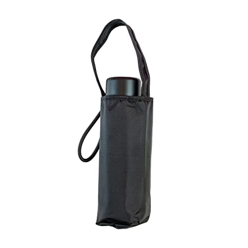 Totes MICRO MINI PURSE MANUAL UMBRELLA-MANY STYLES (Black Square)