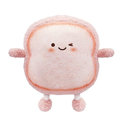VHYHCY Toast Bread Pillow Funny Food Plush Toy Pillows Small Cute Stuffed Plush Sofa Pillow Toast Bread Pink