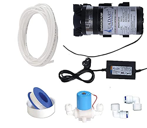 AquaDart RO Service Kit with Booster PumpMotor 100GPD Suitable for All Types of Water Purifiers SMPS Adaptor 24V DC 25A SLC Solenoid Valve 24v SV
