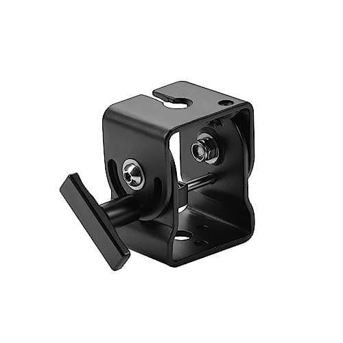 Bikegear Antenna Mount, Folding Antenna Mount for Roof Rack, Fits Crossbars and Platforms, Folding Aerial Bracket for Antennas, Flags and Small LED Light