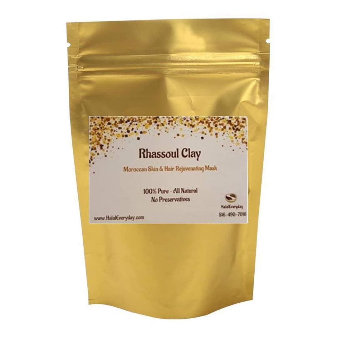 Rhassoul Clay Ghassoul Clay 1 Lb Moroccan Lava Clay Detoxifying and Rejuvenating clay by SaaQin