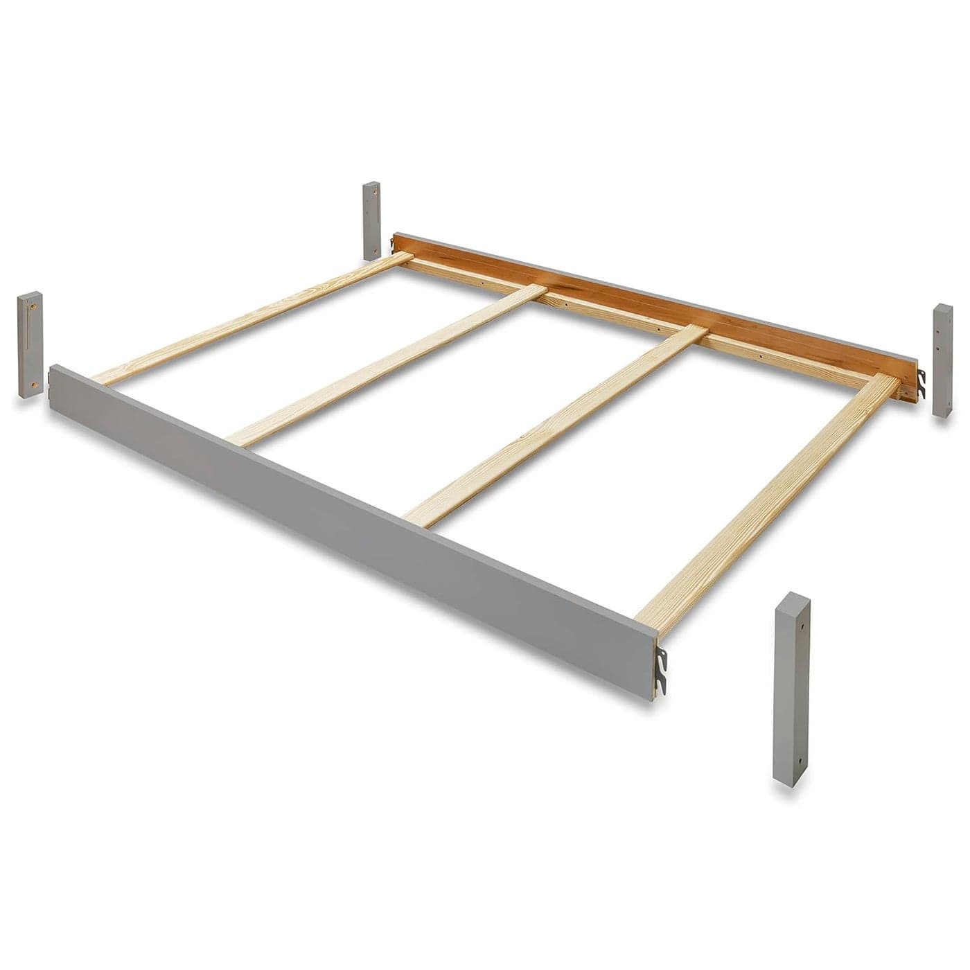 Sorelle Furniture Toddler Rails and FullSize Bed Adult Rails Sorelle Wood Bed Rail Crib Conversion Kit Converts Sorelle Furniture Crib to Toddler Bed and FullSize Bed 224 Weathered Gray